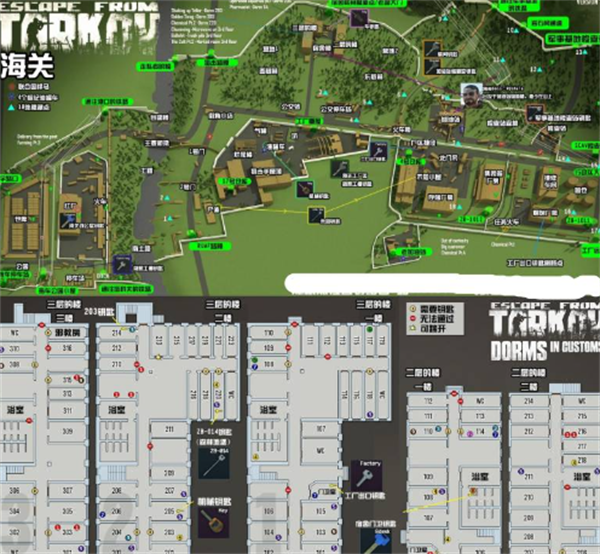 《逃离塔科夫》地图打开方法