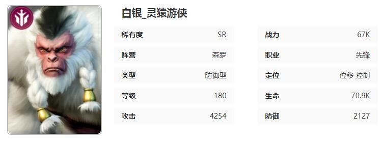 星际52区白银怎么样 白银角色技能属性介绍图1