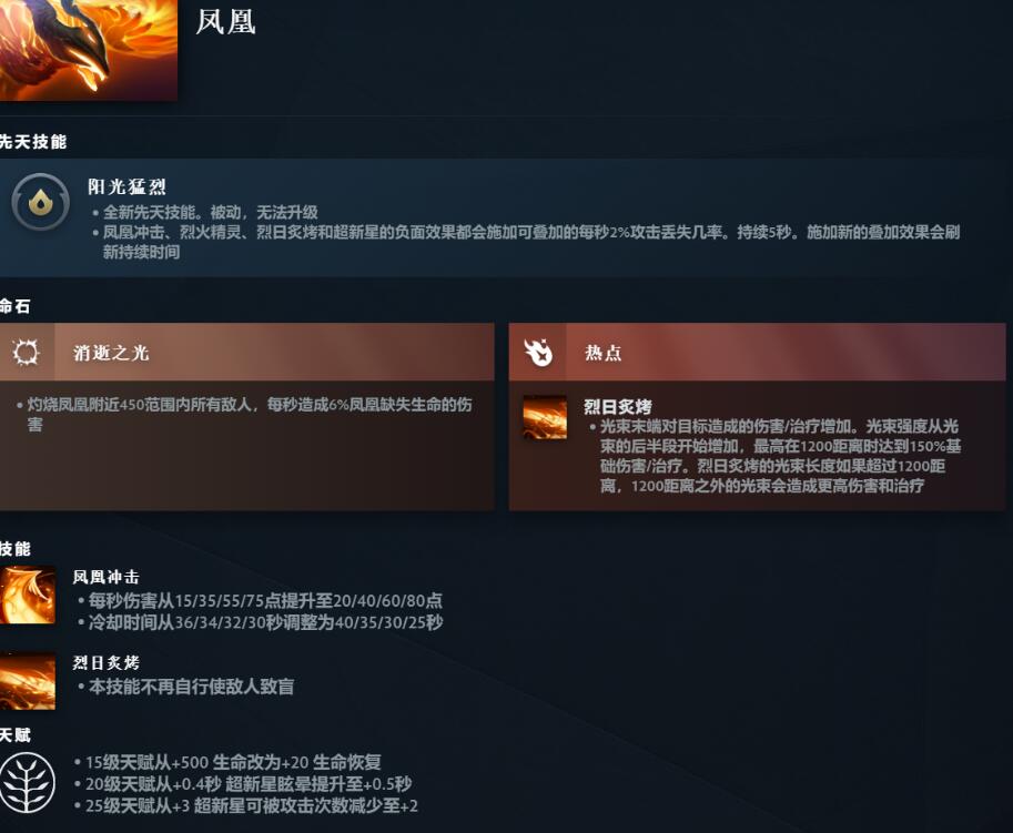 dota2凤凰先天技能一览图1